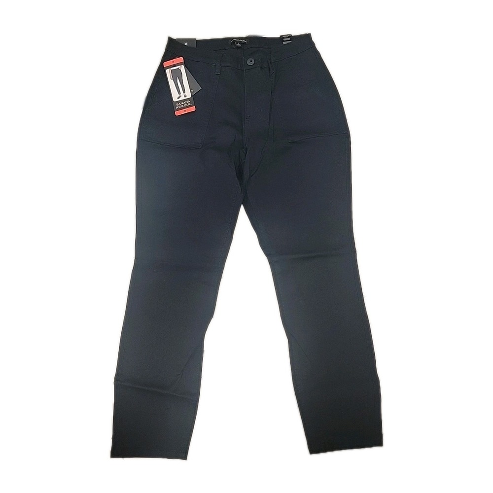 Banana Republic Ladies' High Rise Twill Pant / Size 14 / Color Black / New
